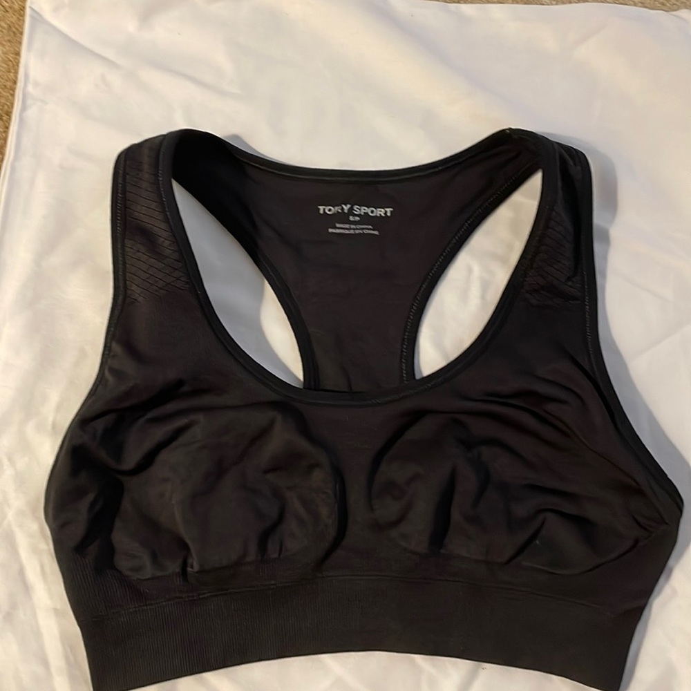 Tory Sport sports bra, black, Small